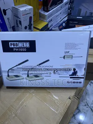Pro Hero Sound Rechargeable 2in1 Conference Wireless Microphone