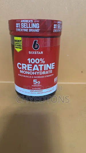 Six Star 100% Creatine Monohydrate Powder (Unflavored, 80 Servings)
