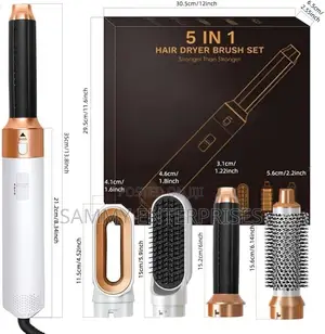 5in1 Hair Brush Set