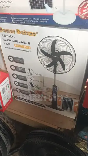 Rechargeable Solar Fan 18inches