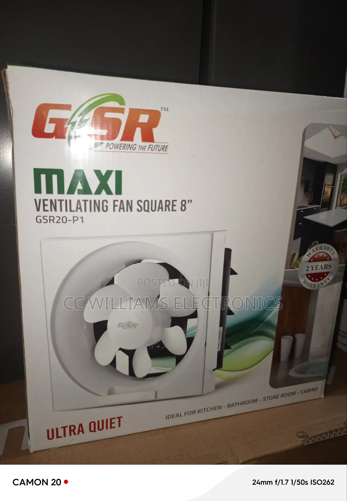 GCSR 8" Ventilation Fan
