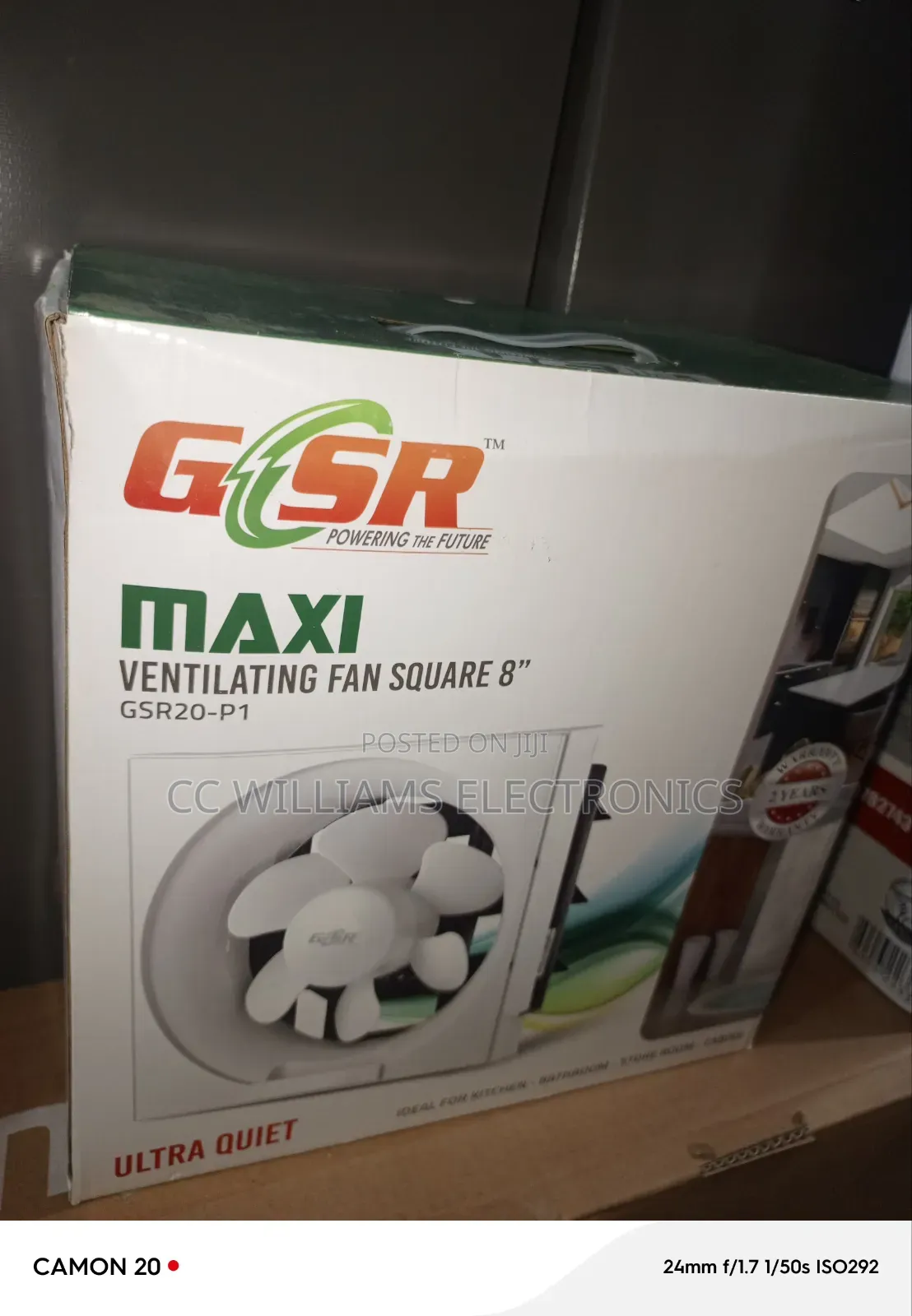 GCSR 8" Ventilation Fan