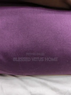 American Cotton Bedspread Fabric – Rich Wine Purple