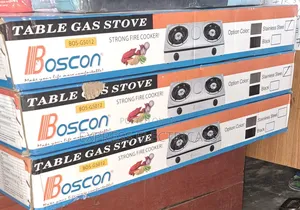 Brand New Boscon 2-Burner Stainless Steel Table Gas Stove
