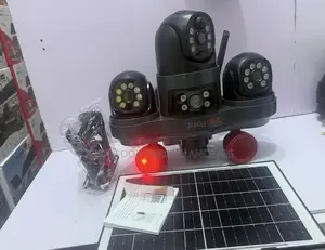High Quality 3lense Rotate V380 Triple Lens PTZ Solar Camera