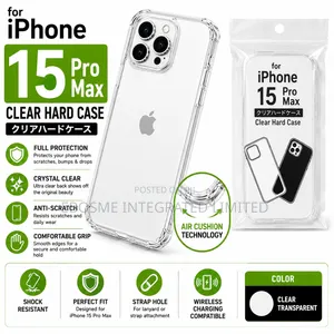 iPhone 15 Pro Max Clear Hard Case
