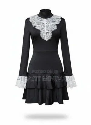 Lace Long-Sleeve Dress