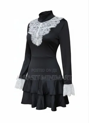 Lace Long-Sleeve Dress