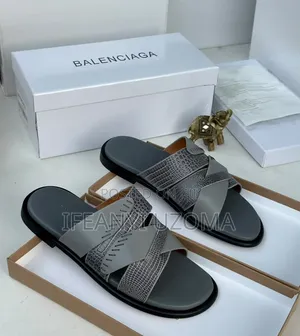 Men Designer Leather Slippers