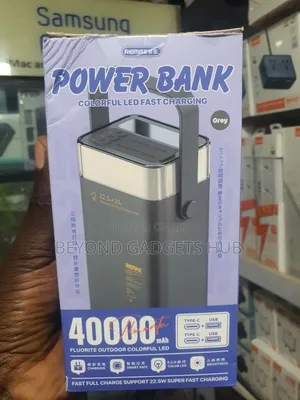 Remax 40000mah Outdoor Power Bank With Colorful Led Light