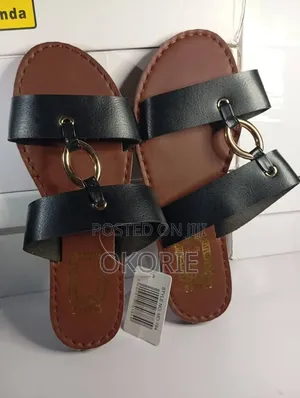 Women's Fashion Double Strap Flat Slide Sandals