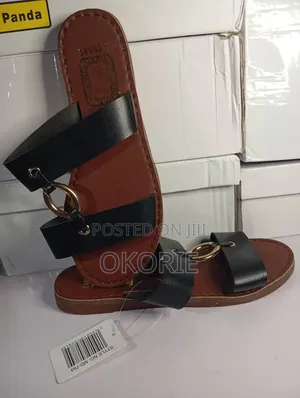 Women's Fashion Double Strap Flat Slide Sandals