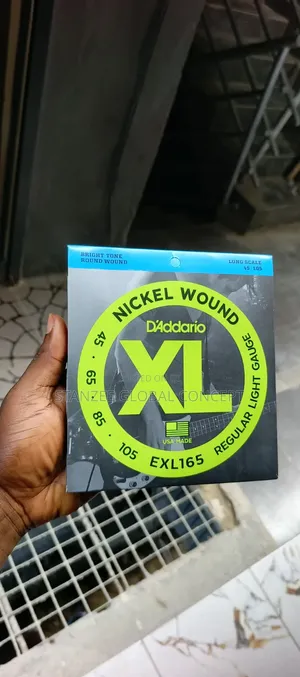 d'Addario Xl Nickel Wound Exl165 4 Bass Strings (45–105)