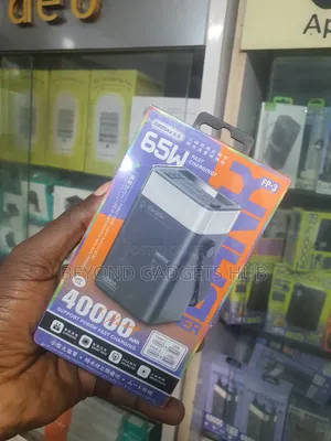 Remax Fp-3 40000mah 65w Fast Charging Power Bank With Outdoor Ledlight