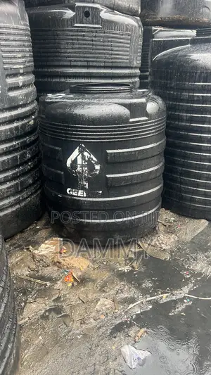 Black Plastic Water Storage Tank