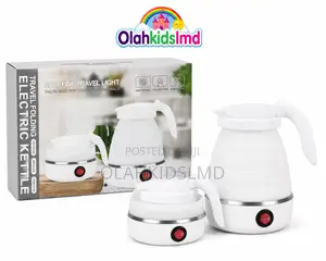 Foldable Travel Electric Kettle – Silicone Collapsible, Fast Boil