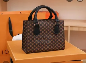 Women's Fashion Brown Monogram Top Handle Handbag