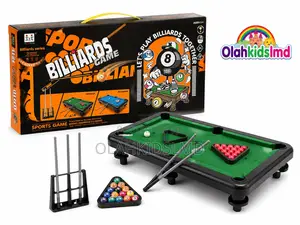 Mini Billiards Snooker Table Set – 2-in-1 Sports Game, Ages 6+