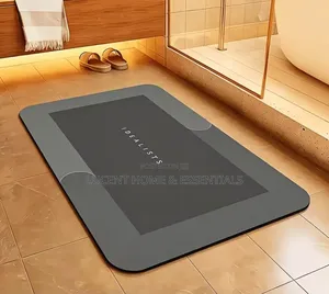 High-End Minimalist Rectangular Non-Slip Water-Absorbent Shower Mat