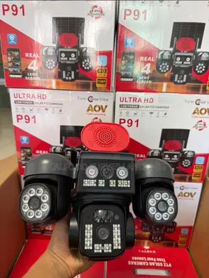 4-Lens Ai Solar Security Camera With Built-in 4g Esim