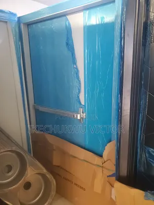 4ft Emergency Exit White Door