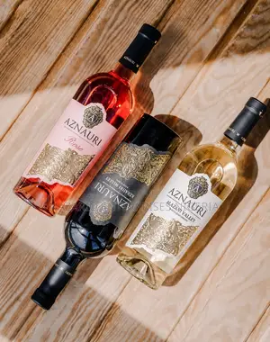 Aznauri Semi-Sweet Wine — Price by 12 Bottles