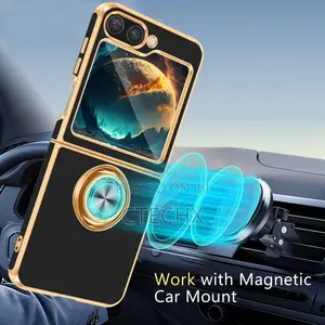 Samsung Galaxy Z Flip 6 Case 360° Rotatable Ring Holder Kickstand