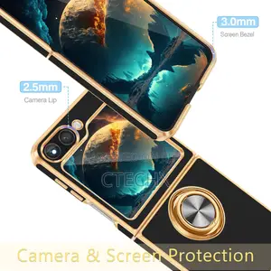Samsung Galaxy Z Flip 6 Case 360° Rotatable Ring Holder Kickstand