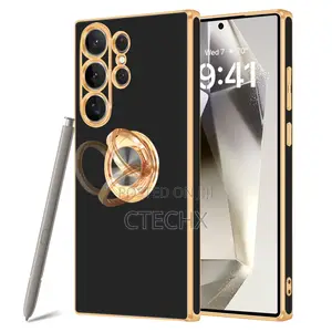 Samsung Galaxy S24 Case Ultra With Ring Holder, Kickstand Magnetic