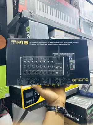 Midas Mr18 18-Input Digital Mixer