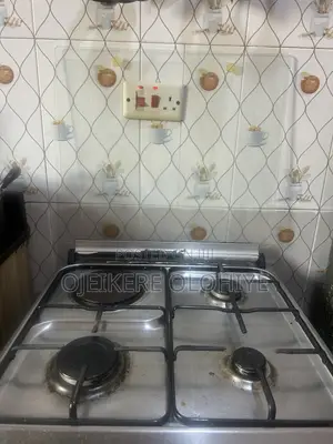 Neatly Used Cheap Maxi Gas Cooker ,3 Gas Burner and Electric Plate .