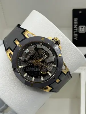 Bentley Quality Luxury Men Genuine Leather Wristwatch