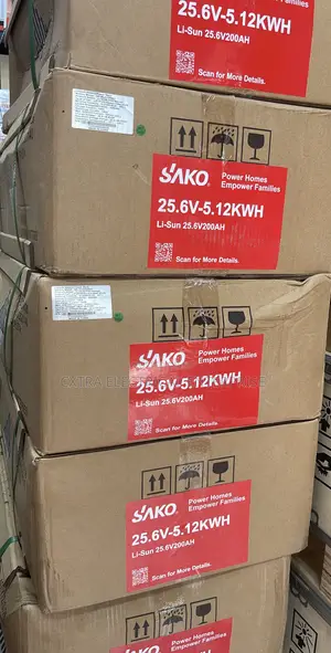 Sako 5.12kwh 25.6v 200ah Lithium Battery