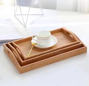 3pcs Wooden Serving Tray
