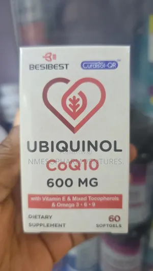 Ubiquinol Coq10 600mg ×60 Capsules