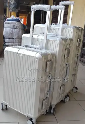 Premium Aluminum Travel Suitcase
