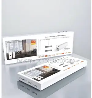 Smart Curtain Motor With 3.2m Rail Track, Wifi Remote Control