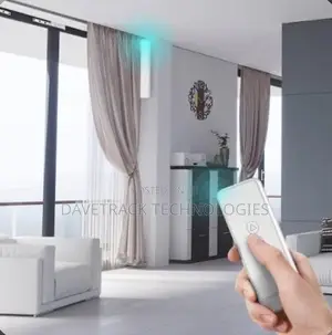 Smart Curtain Motor With 2.2m Rail Track, Wifi Remote Control