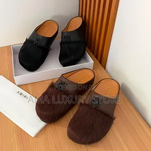 Amiri Luxury Classic Men Half Shoes – Elegant, Durable Comfortable