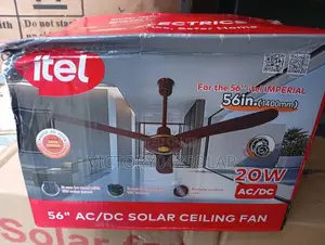 Itel Solar Ceiling Fan Both Dc and Ac