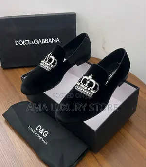 Dolce Gabbana Luxury Men Suede Shoes –Elegant, Durable Comfortable