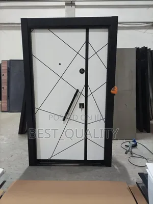 4ft Black and White Turkey Door