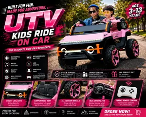 Make Childhood Extraordinary With Premium Kid Ride-on Utv Car