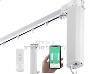 Smart Curtain Motor With 2.2m Rail Track, Wifi Remote Control