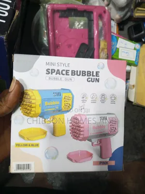 Mini Space Bubble Gun for Kids
