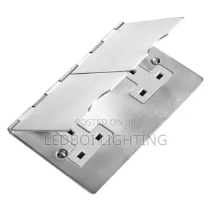 (3/6)Floor Socket With Box (Silver )