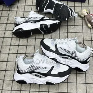 `Dior B22 Chunky Sneakers White Black Monogram - With Box