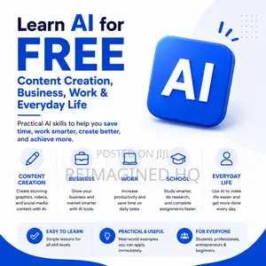 Learn Ai for Free – Content Creation, Business, Work Everyday Life