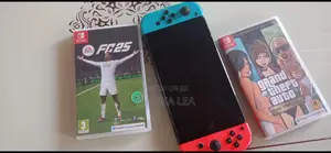 Nintendo Switch Console With Fc25 and Gta