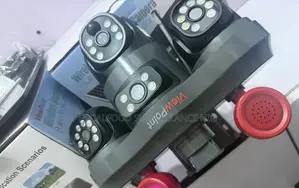 3-Lens Rotating 360 4g Solar Powered Outdoor Security CCTV Cameramotio